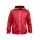 Clique Transition Jacket Hardy (modern Windbreaker with hood) red Men